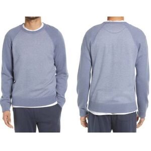 Vince Men's Crewneck Sweater Wool &‎ Cashmere Colorblock 2XL Extra Soft Raglan